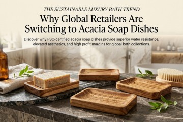 The Sustainable Luxury Bath Trend: Why Global Retailers Are Switching to Acacia Soap Dishes